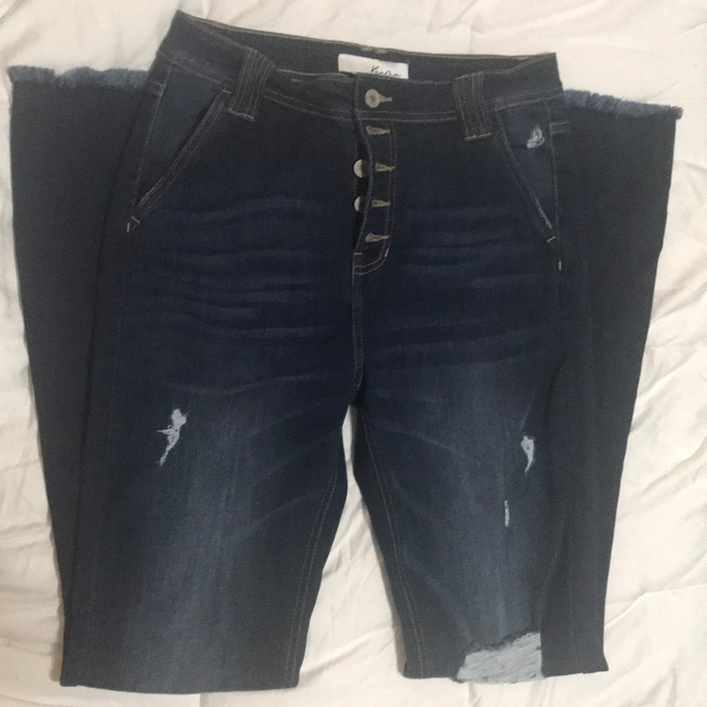 Kancan Estilo high waisted flare jeans